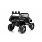 Elektrické autíčko - Mercedes UNIMOG - čierne